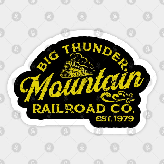 Big Thunder Company Sticker by PopCultureShirts